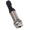 Yibuy Silver Output End Pin Jack Input for Passive Piezo Pickup Guitar Ukulele 6.35mm 2.5mm