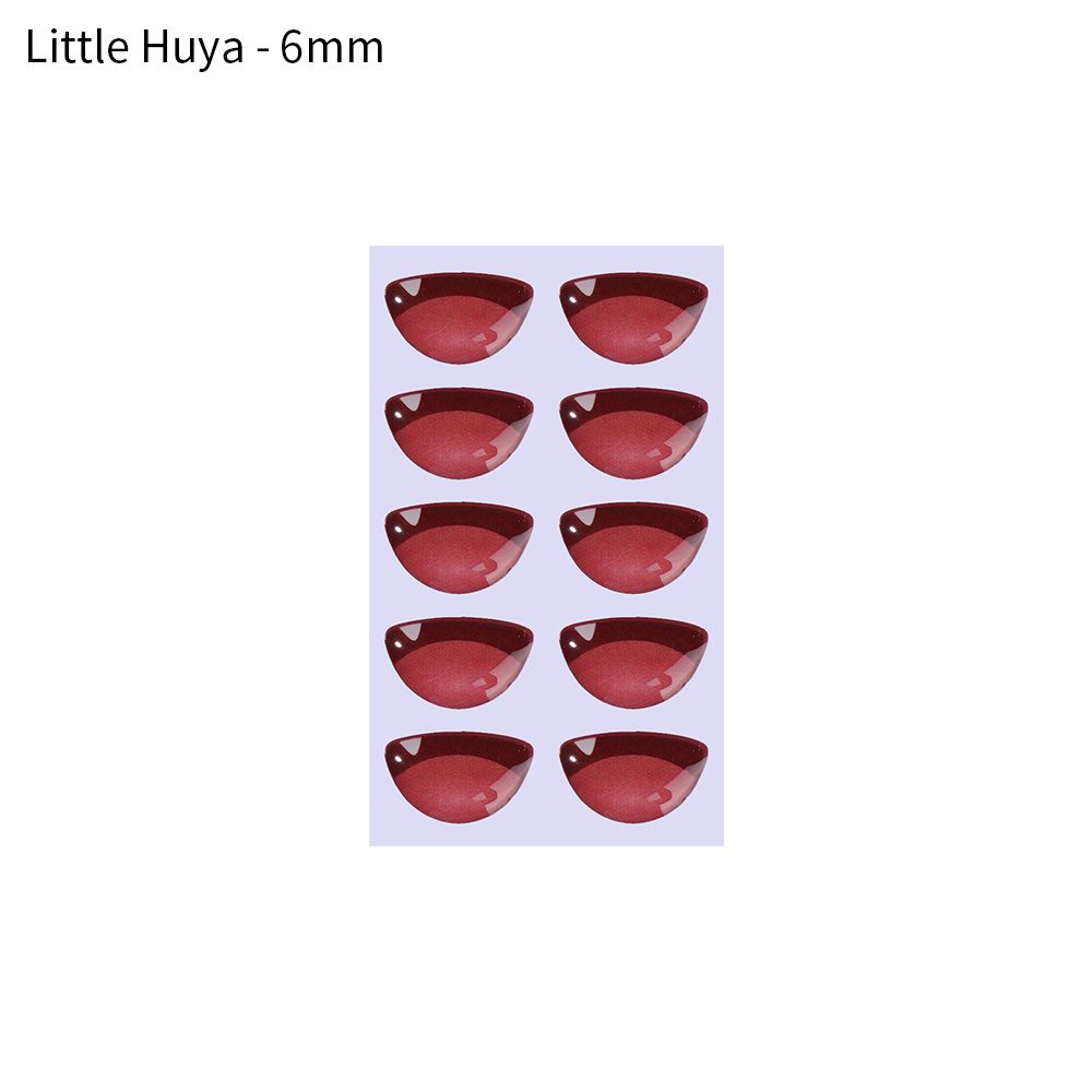 Glass crystal cute Anime Figurine Doll Cartoon Mouth Stickers MouthChips Paper Face Organ Paster