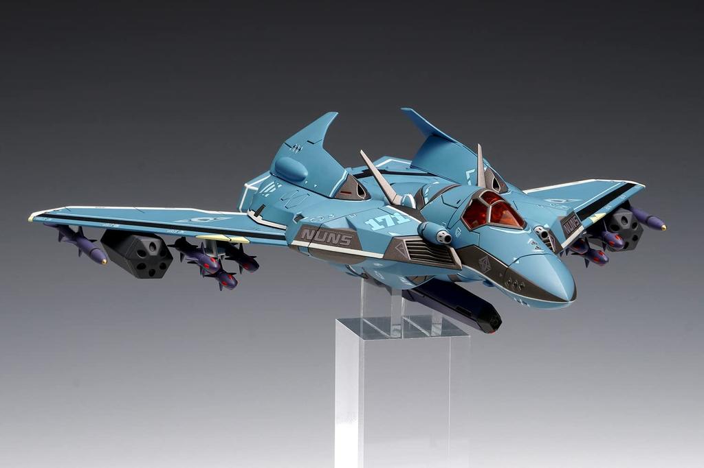Wave Macross F Nightmare Plus Сборная модель масштаб Общая длина 22 см пластиковая модель VF-171 1/72 примерно. Предварительно окрашенный MC-075