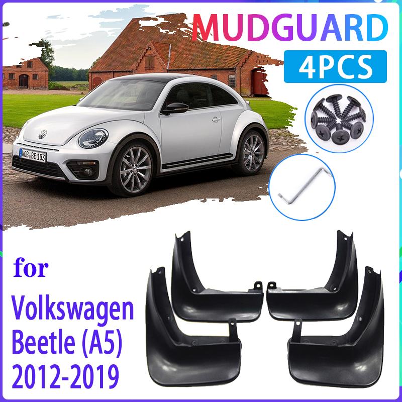 4 PCS Car Mud Flaps for Volkswagen VW Beetle 2012~ Mudguard Splash Guards Fender Mudflaps Auto