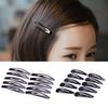 Hairpins 12PC/Pack Hair Clip Solid Simple Bride Women BB Clip Barrette Black Alloy Hairpin  Unique
