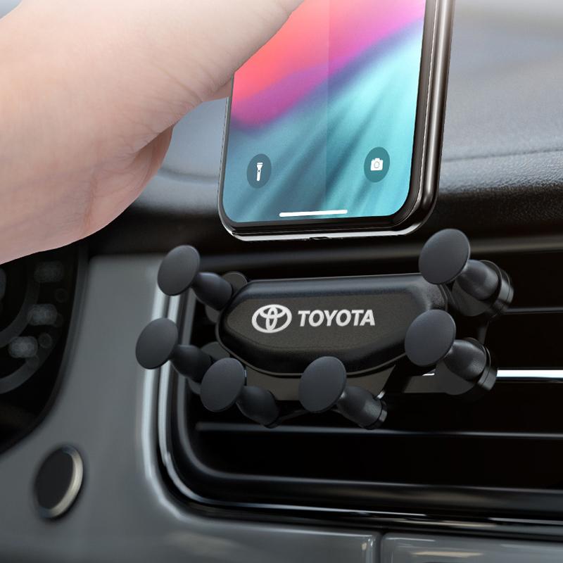 Для Toyota chr camry Наклейка на машину corolla Держатель для телефона на вентиляционное отверстие Стойка Без магнитной подставки для телефона rav4 yaris prius