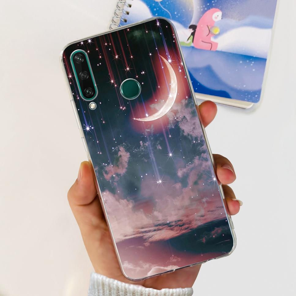 New Case For Huawei Y6p MED-LX9 Luxury Flower Love TPU Soft Silicone Back Cover For Huawei Y6p Y6P 2020 Bumper Phone Case Funda