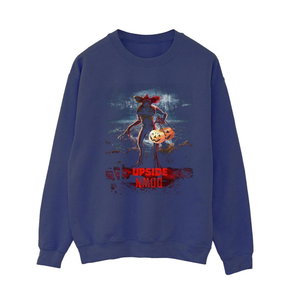 Netflix Womens/Ladies Stranger Things Pumpkin Upside Down Sweatshirt