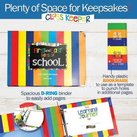Книга памяти «Первый и последний день школы» Самый простой альбом памяти школьных дней Папка-регистратор для хранения памятных вещей Школьные годы Многоразовый фотореквизит для фотографий Заметки Вехи