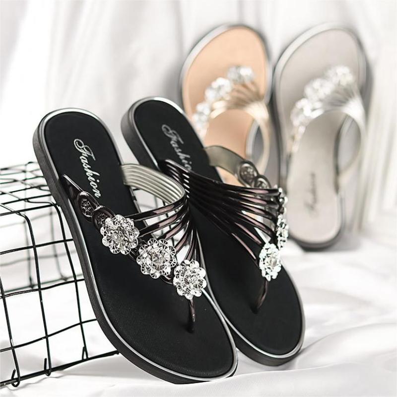 2024 Women Summer Flip Flops Slippers Slide Sandals Beach Slides Soft Sole Sandals Women Shoes Flip Flops Feminno Zapatos Dropshiping