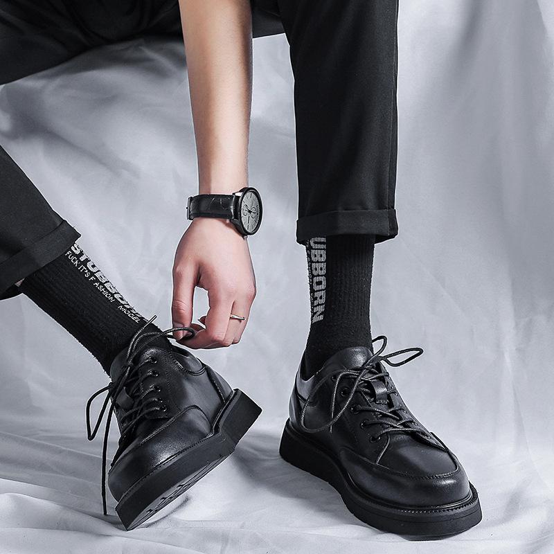 Мужская обувь Летняя мужская повседневная обувь для сёрфинга Универсальная модная обувь Британская кожаная обувь Мужская низкая обувь D17-R