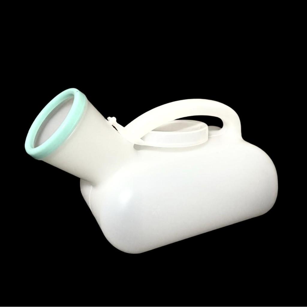 Men's Thickened Potty with Cover & Anti-Slip Ring - Odor-Free