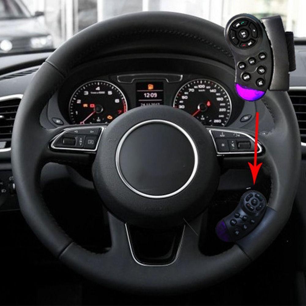 Wireless Button Remote Control Steering Wheel Switch Universal Controller For Car Radio