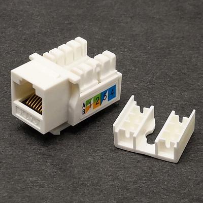 5шт CAT6 RJ45 110 Punch Down Keystone Компьютерный модуль Сетевой разъем Ethernet