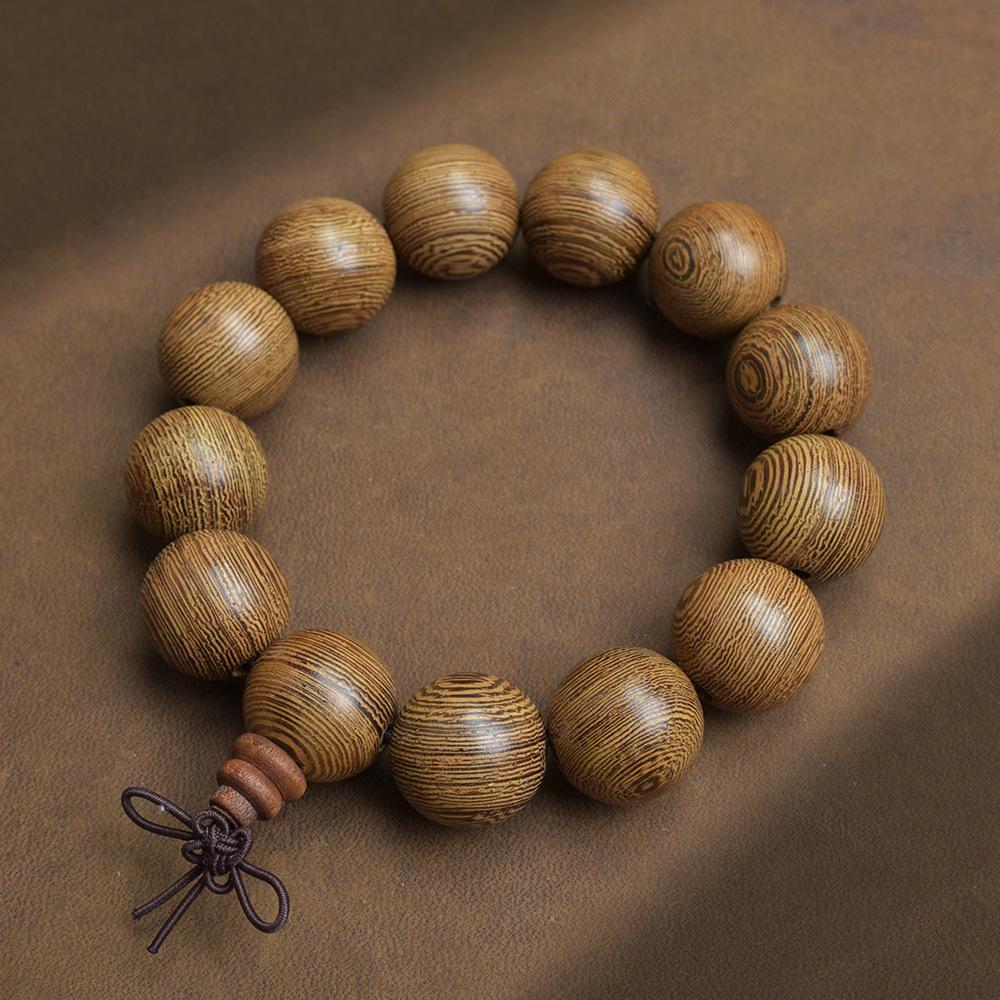 6mm 12mm 10mm Chicken Wing Wood 108 Mala Beads Buddhist Prayer Bracelet Necklace for Meditation Yoga