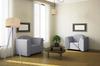 Floor Lamp Standing Tripod Wooden Lampshade 45Cm