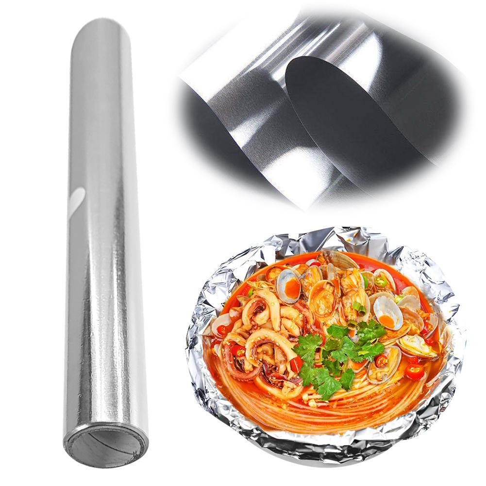 1 Pack Food Grade Disposable Tinfoil 12.2x1.65in Aluminium Foil Foil Wrap for Cooking BBQ Roasting