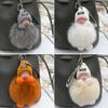 Pompom Sleeping Baby Keychain Cute Fluffy Plush Doll Keychains