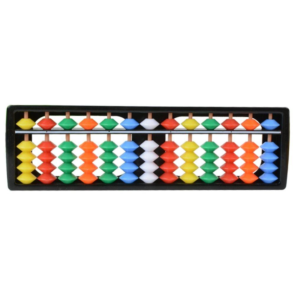 Многоцветные счеты для вычислений 13 разрядов Прочные счеты для счета Дошкольные