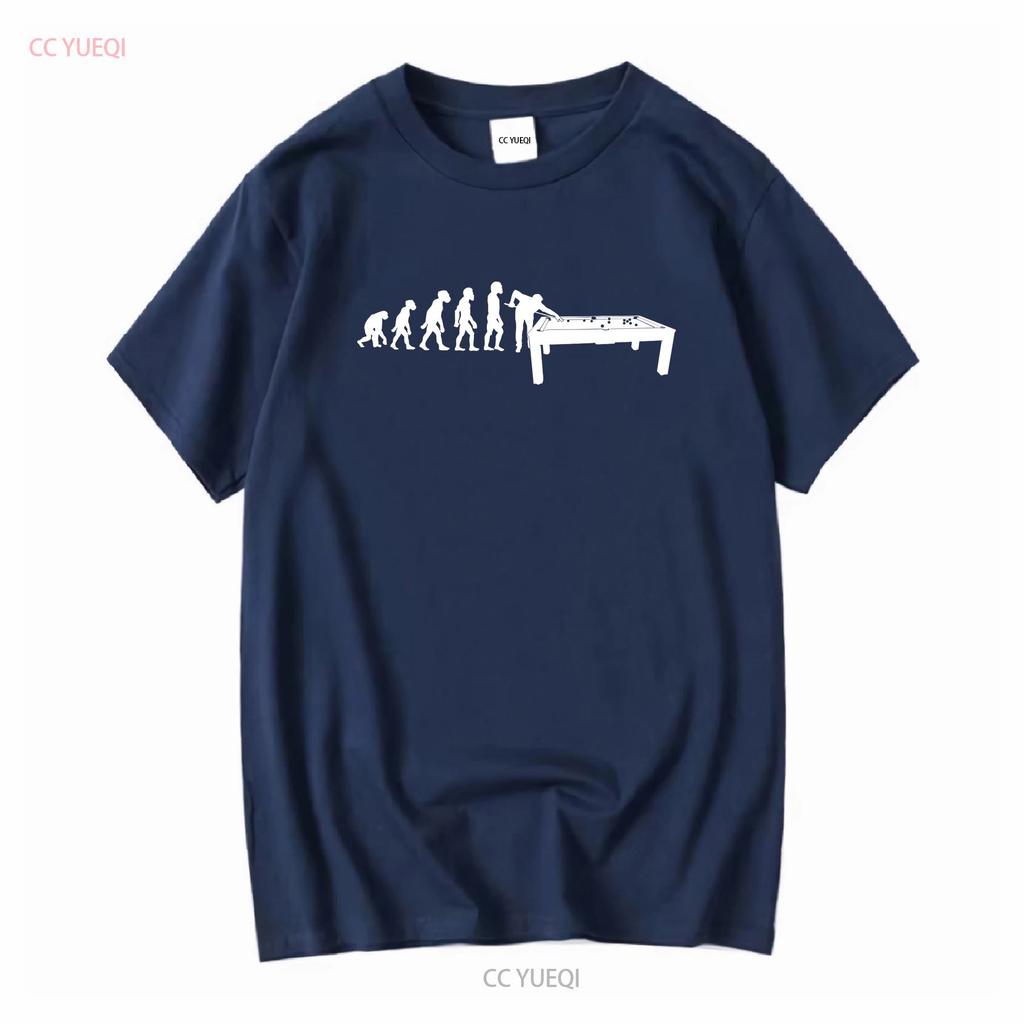 Funny HuUnisex Billiards Evolution 8 Ball Pool Cue Stick Player T Shirt vintage Washed Slightly designer clothes Versatile Soft