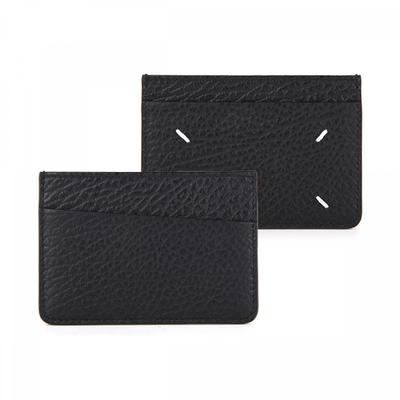 Maison Margiela Sa1vx0005 P4455 T8013 Держатель для карт с прошитой зернистой кожей