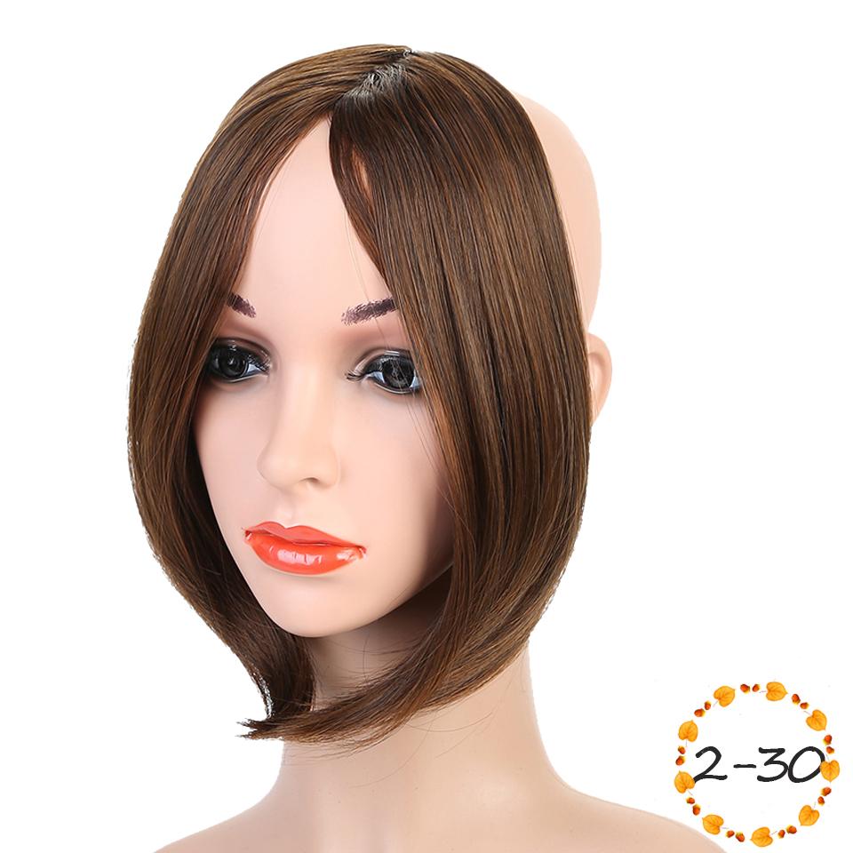 Длинная заколка спереди, челка, боковая челка, наращивание волос, настоящая натуральная синтетическая челка, прическа