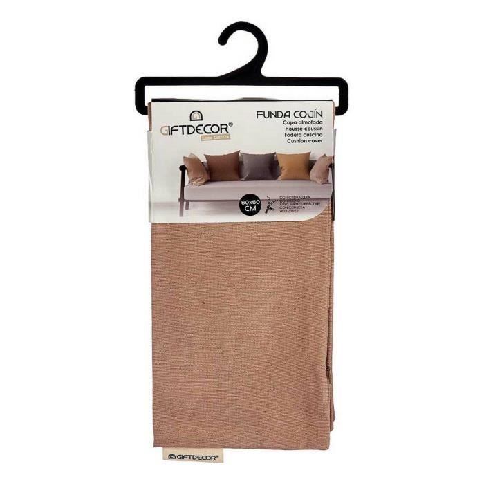 Housse de coussin - Noname - 60 x 60 cm - Marron - Lot de 12 unités - Intérieur