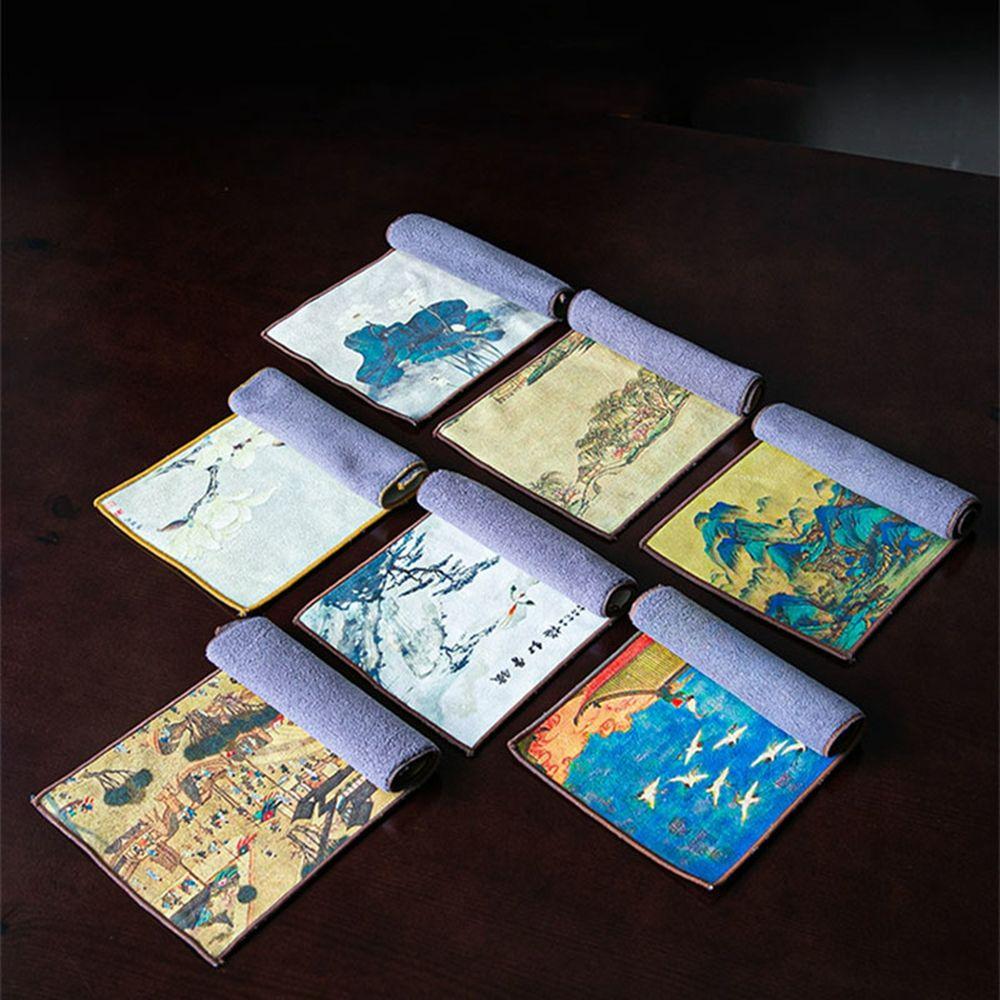 Thick Tea Set Accessories Table Cleaning Professional High-end Rag Tea Napkin Tea Towel Table Mats