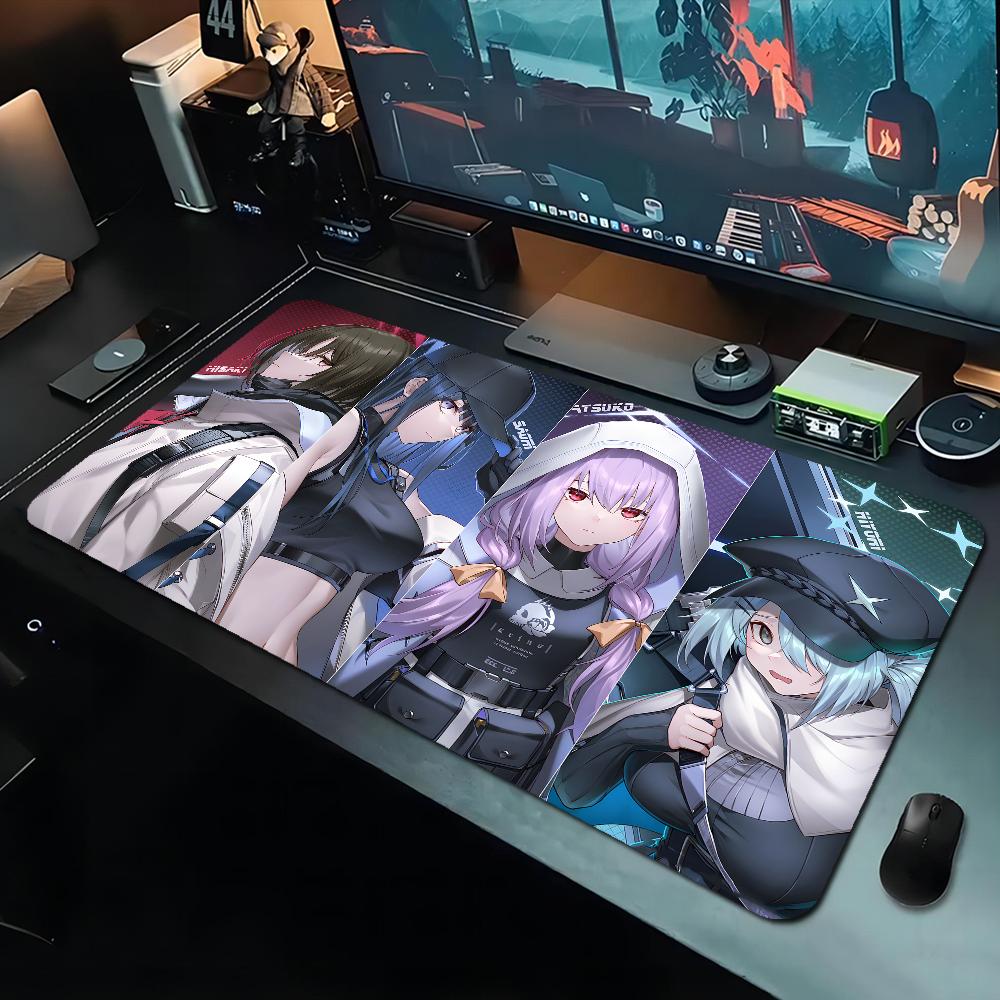 Blue Archive Коврик для мыши Пад для мальчика Натуральная резина Игровой коврик для мыши Настольный коврик Размер Для игр World Of Tanks CS GO Zelda