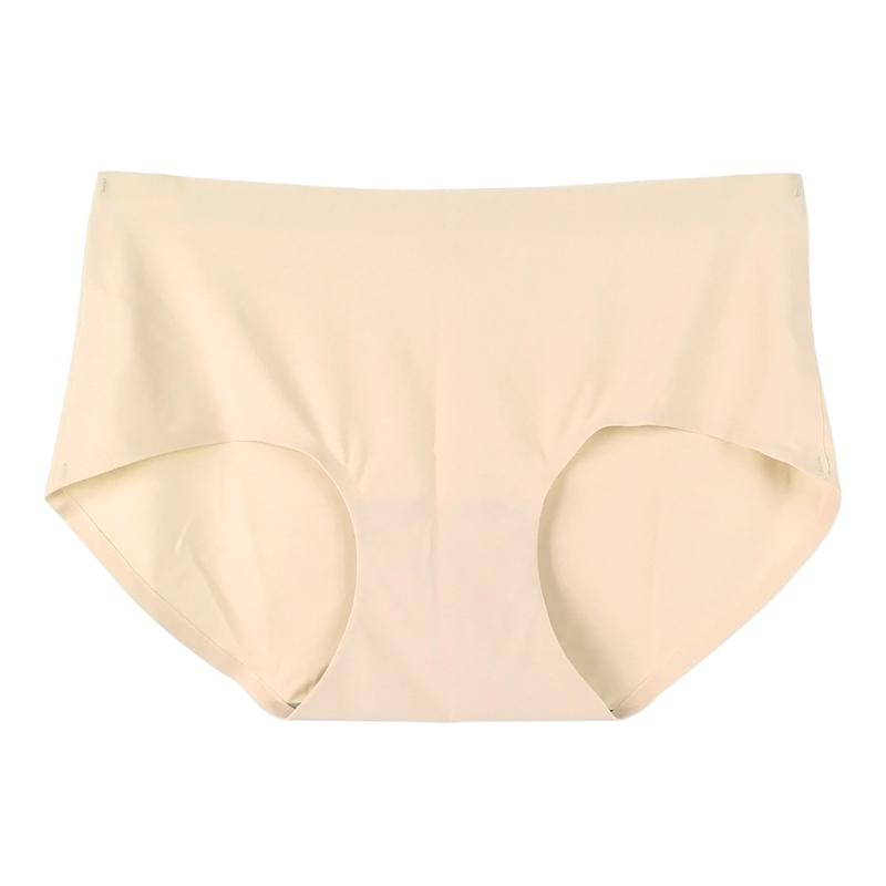 Women's Fashion Seamless Elastic Underwear Breathable Quick-Dry Ice Silk Panties Briefs Comfy High Quality
