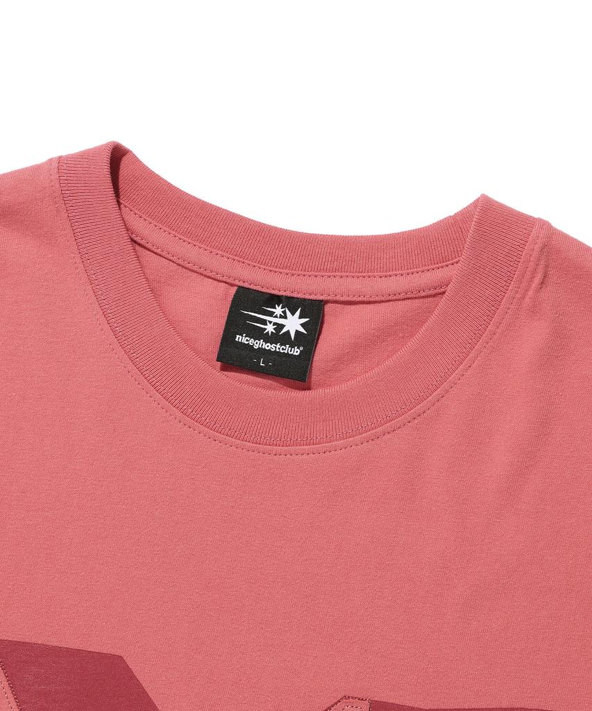 NICEGHOSTCLUB New College Tee_Pink(Ng2Emut511A)