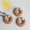 Милые мультяшные печеньки, смоляные украшения, динамичные DIY заколки, чехол для телефона, аксессуар для обуви