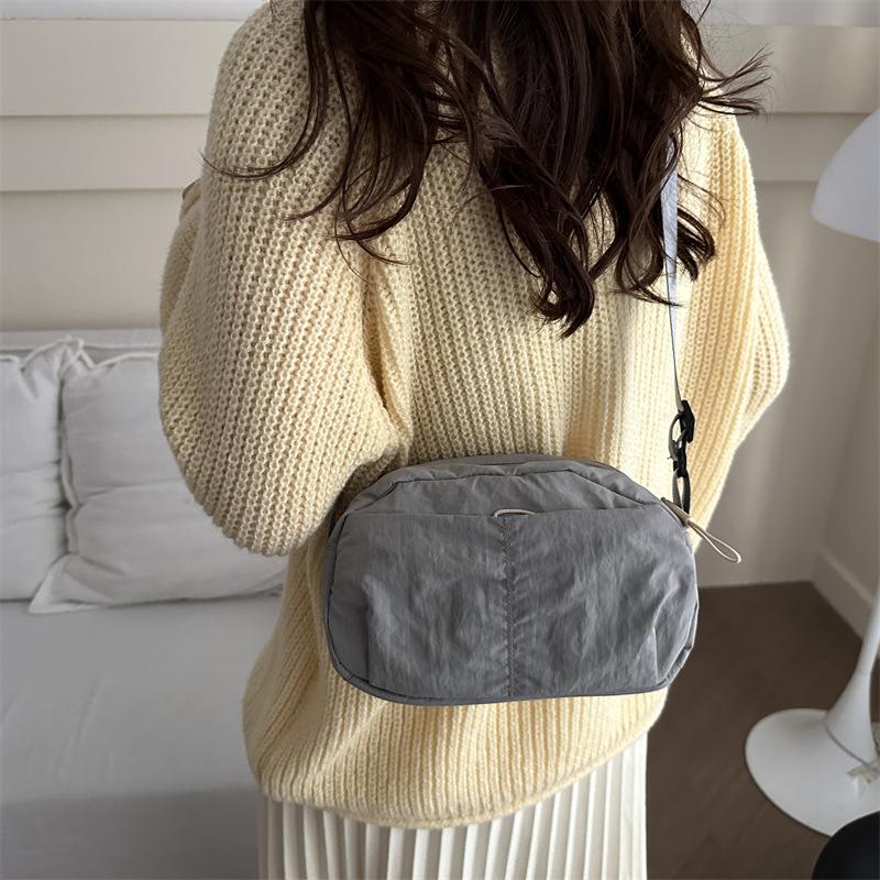 Женская нейлоновая сумка кроссбоди - 2025 Повседневная, легкая, вместительная маленькая сумка на плечо