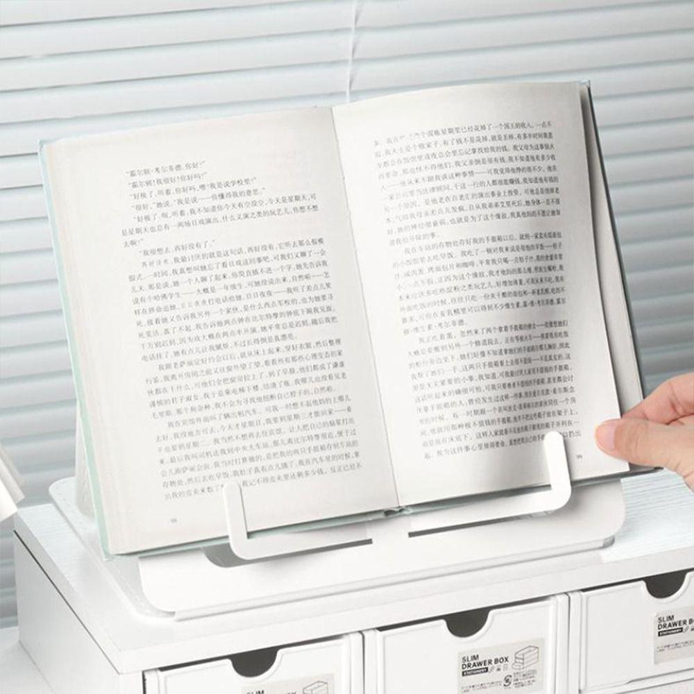 Music Score Reading Rack Fold Book Shelf Multi-Function Book Stand  Organizer