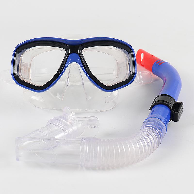 Diving Equipment Kids scuba Diving Mask Ank Snorkel Tube Shockproof Anti-fog Swimming Goggles Underwater Snorkeling Mask