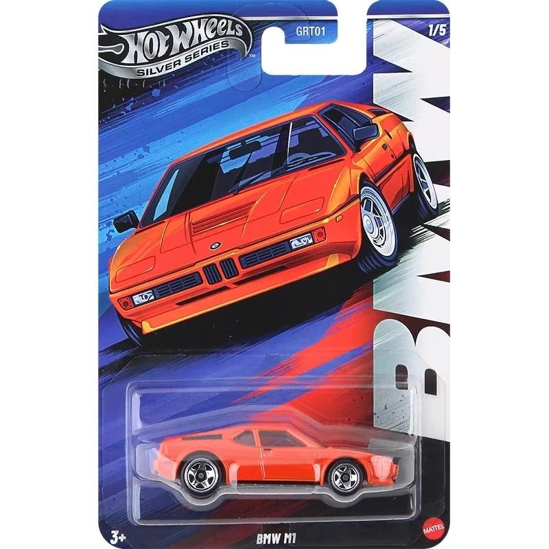AAAOQ1 Hot Wheels Набор Bmw 2025 Серебряная Серия M1 M2 M3 M4 M5 1:Масштаб 64 Литая модель автомобиля Машинки Нераспечатанная Коллекция Grt01 Модели Игрушки