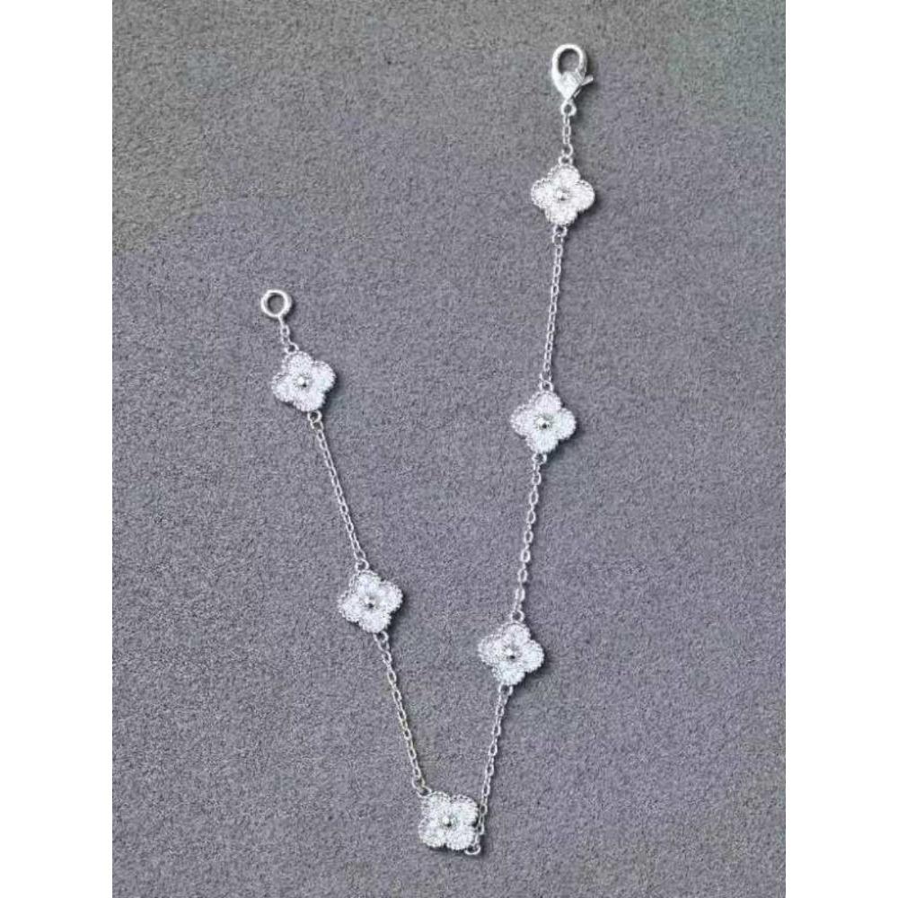 Высококлассный браслет «Четырехлистный клевер», мини-браслет «Шестицветик», браслет из красного халцедона и черного агата, женский браслет