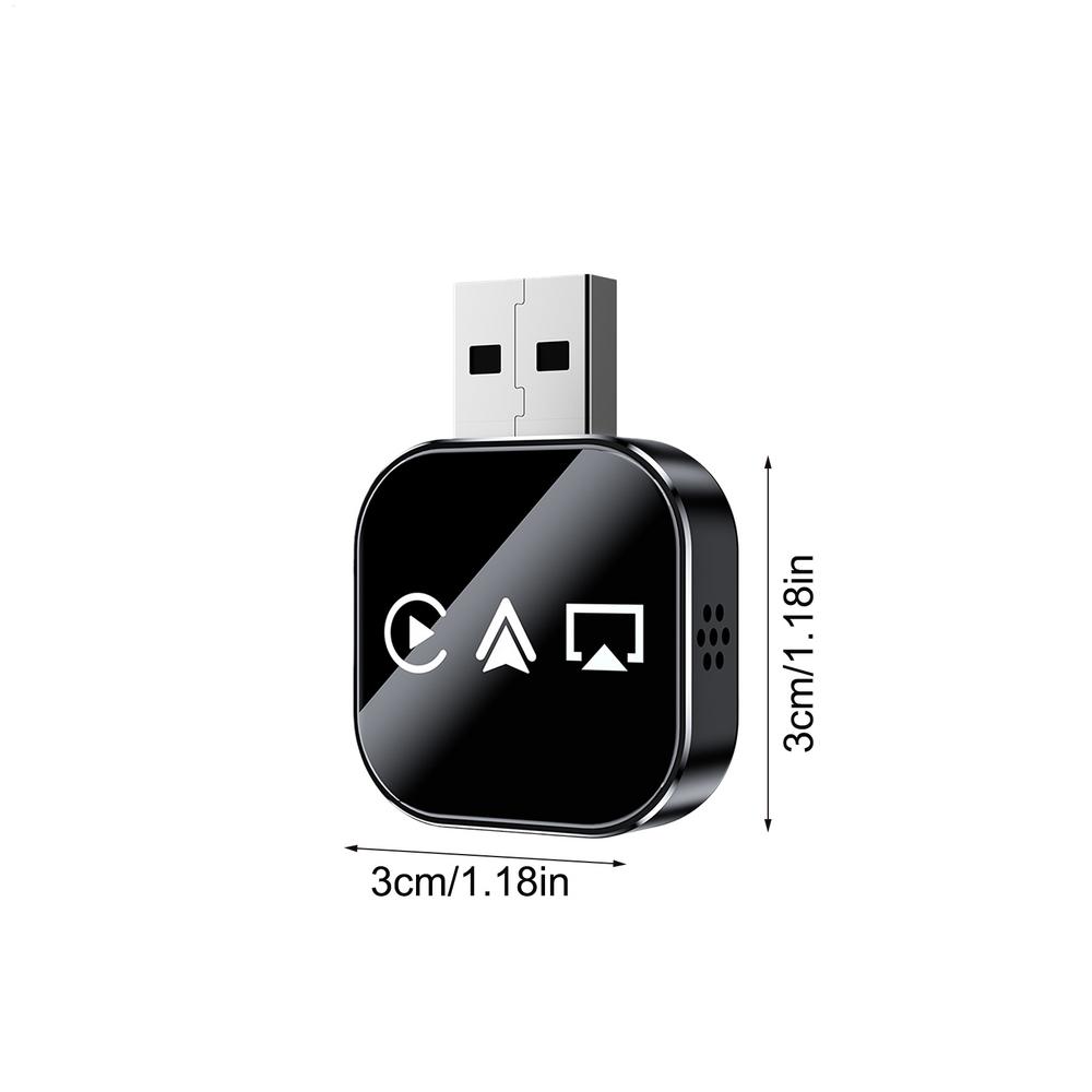 Конвертер дисплея автомобиля Plug Play Беспроводной преобразователь для зеркалирования экрана телефона на экран автомобиля Для ежедневных поездок на работу Дальних путешествий Города