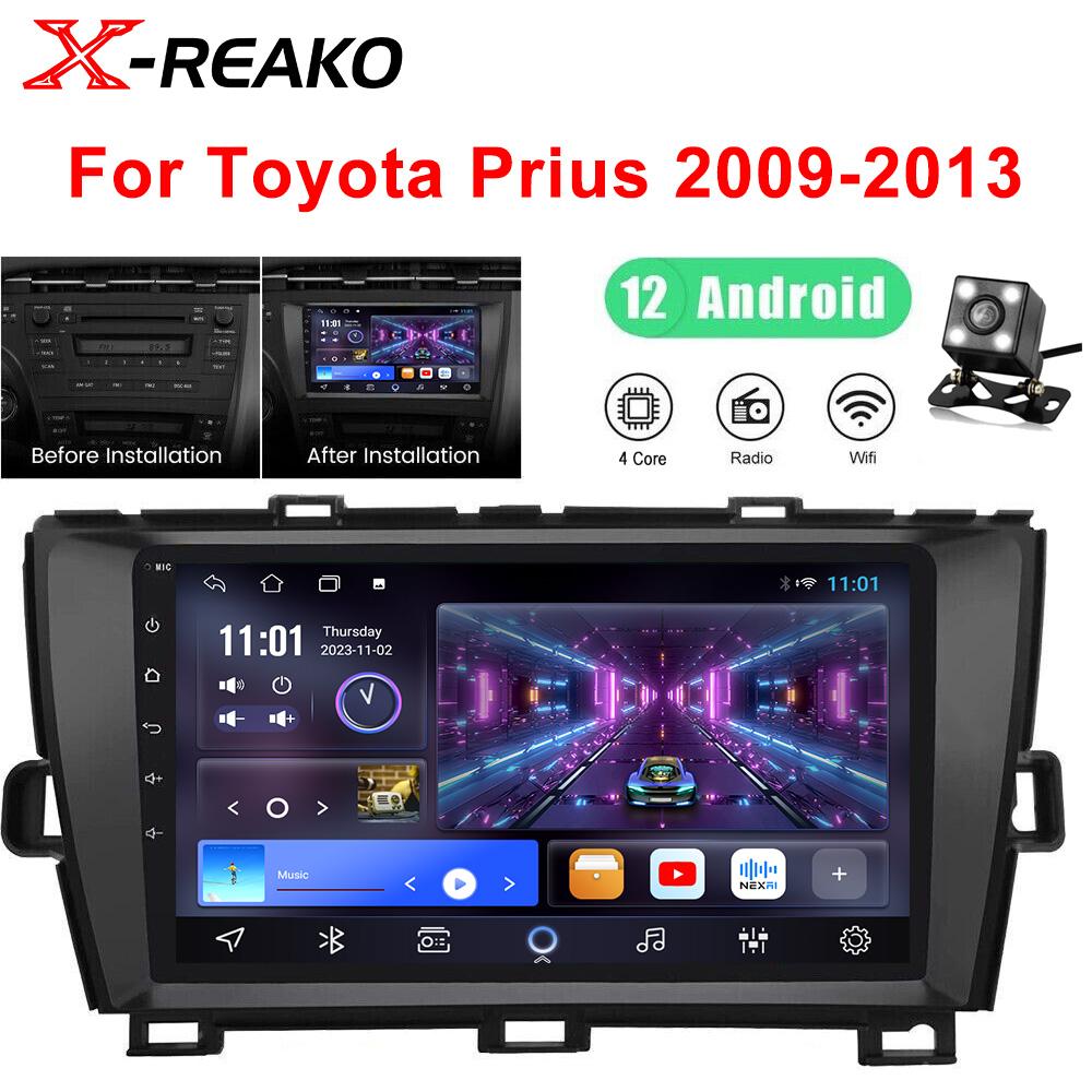 Android 12 For Toyota Prius 3 2009 - 2013 Car Radio Multimedia Video Player GPS Navi Stereo Carplay Auto Stereo BT