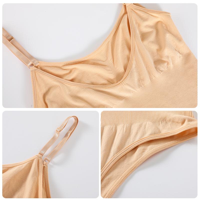 Flarixa Seamless Shapewear Bodysuit Tummy Control Corset Women Full Body Shaper Thong Comfortable Slimming Belly Underwear