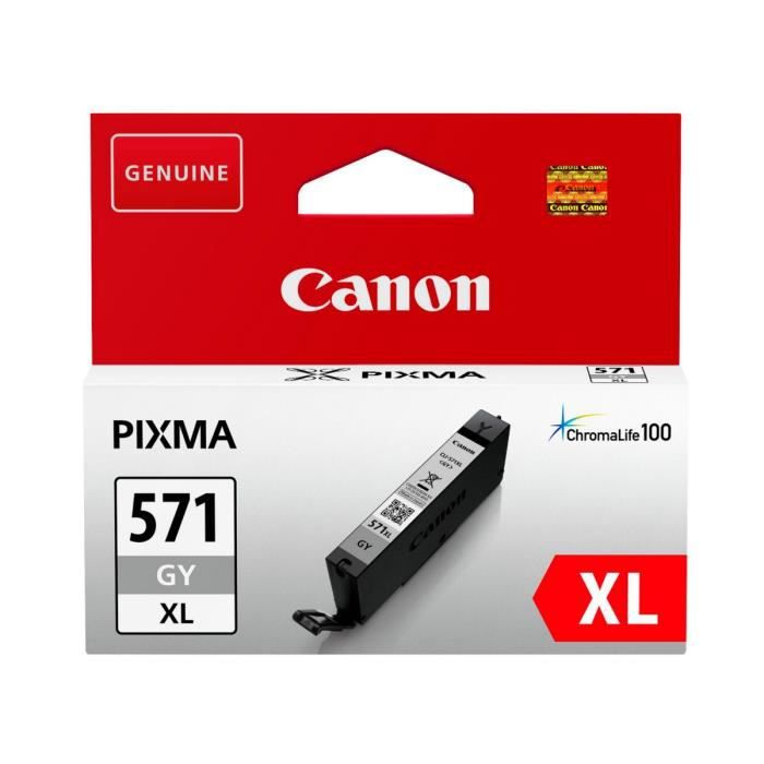 Canon Чернильный картридж CLI-571GY XL большой емкости Серый (CLI571XL)