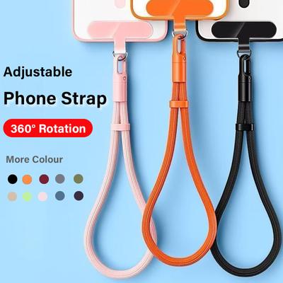 Universal Mobile Phone Anti-loss Wrist Strap Adjustable 360° Rotation Phone Self-locking Lanyard for iPhone 17 16 15 Pro Samsung