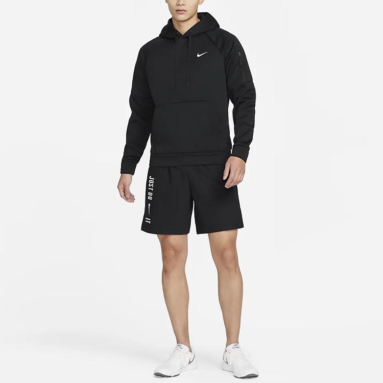 Nike Толстовки Мужские Черные С Капюшоном Умеренная Обычная DQ4835-010