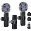 Беспроводной петличный микрофон K8K9 для прямых трансляций с шумоподавлением