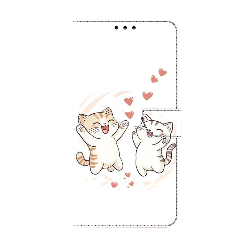 Чехол-краска для кошек для Samsung Galaxy A37 A57 A17 A07 A56 A36 A26 A16 A06 A55 A35 A25 A15 A54 A34 A14 Чехол-кошелек для телефона Чехол для телефона