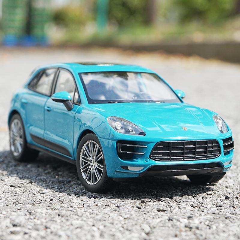 Welly 1/24 Porsche Macan Turbo SUV Alloy Car Diecasts & Toy Vehicles Car Model Miniature Scale Model Car Toy for Children