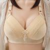 Женский бюстгальтер без стального кольца, тонкая чашка, трехбортное нижнее белье, чашка A/B