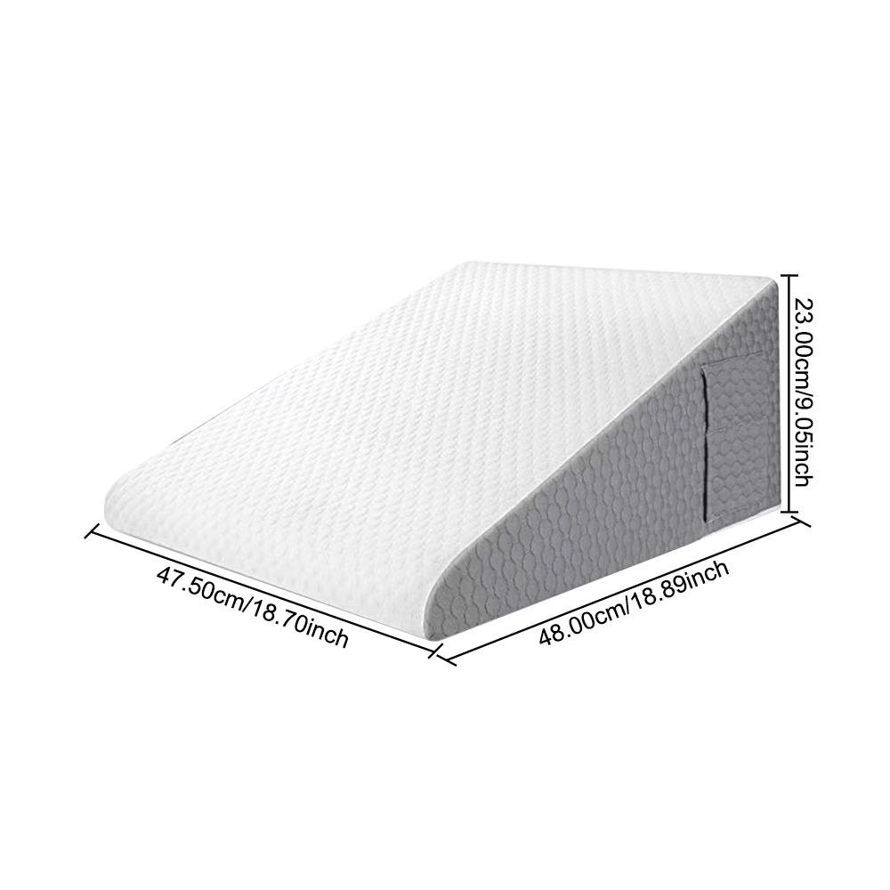 Neck Support Removable Washable Seat Backrest for Sleeping After Surgery Bed Wedge Pillow Triangle Feet Cushion