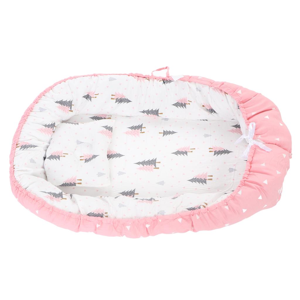 Baby Lounger Cover Soft Comfortable Breathable Easy To Clean Foldable Portable Newborn Nest Cover