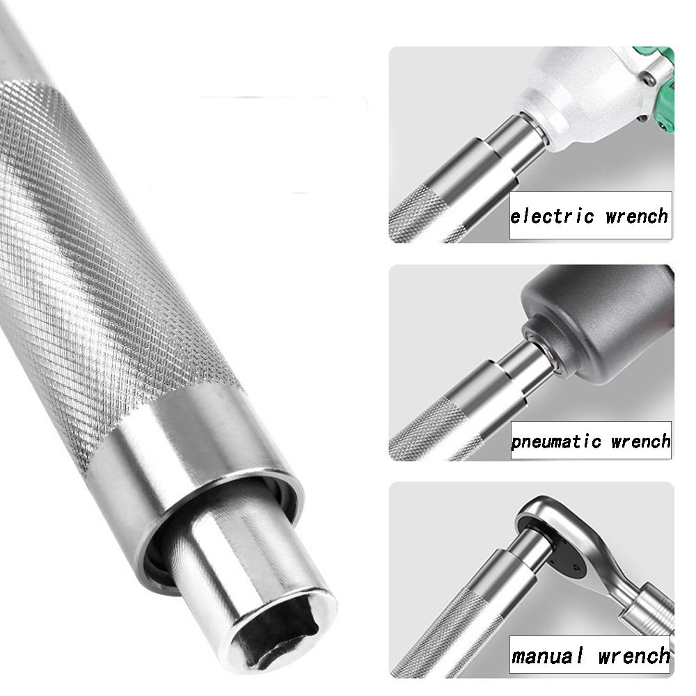 Universal Offset Impact Extension Wrench, Ratchet Wrench High Torque Auto Repair Tool, 1/2 Manual Automatic repair tools
