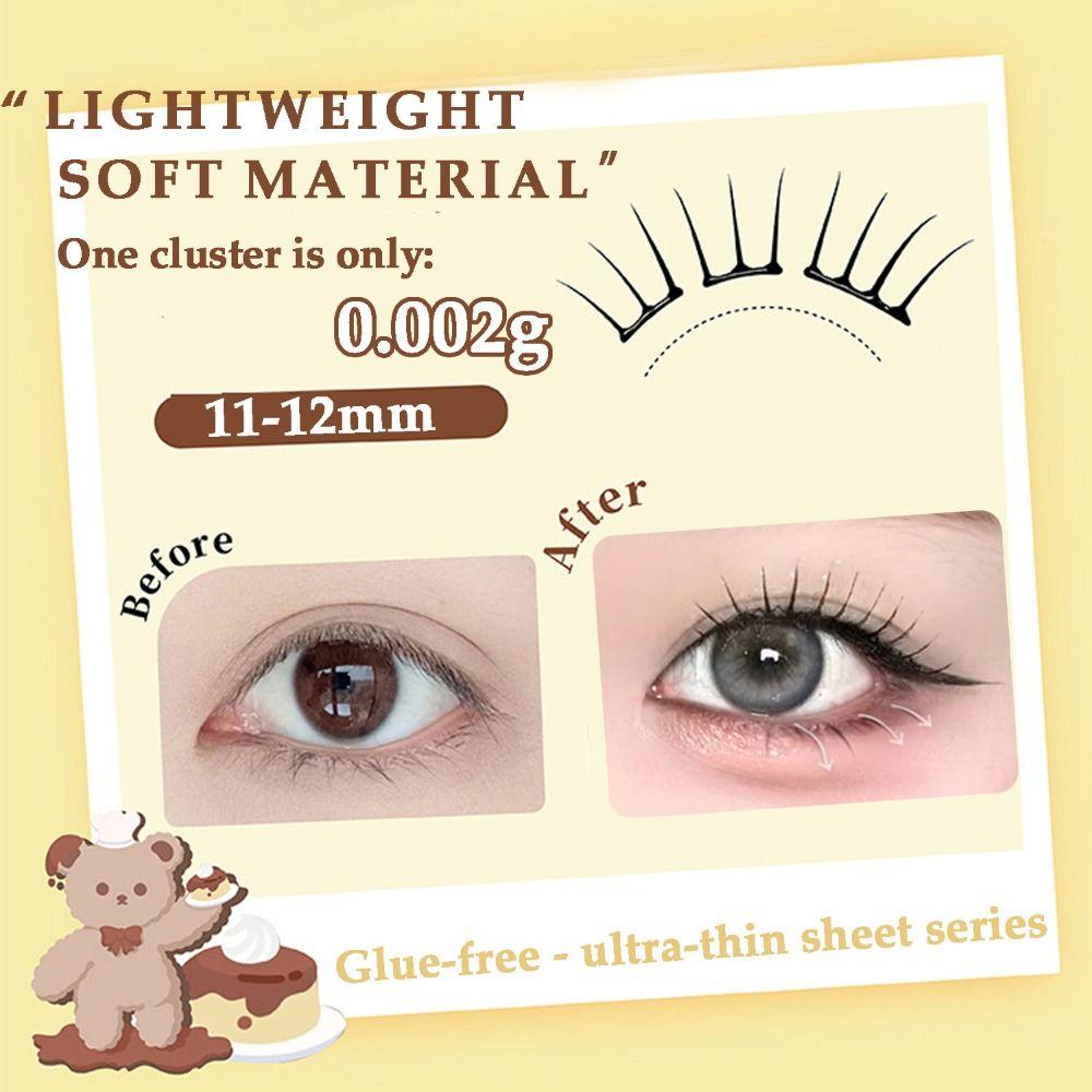 6-Row 3D Faux Mink Lash Natural Look Fake Eyelash Long Lasting False Eyelashes Personal Care