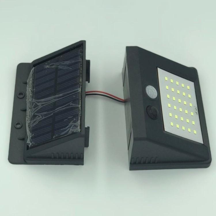 30LED Solar Light Motion Sensor Outdoor Garden Decoration Fence Split Wall Light Pathway Yard Security Lamp