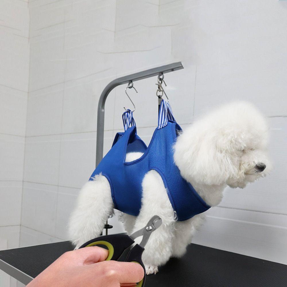 With Hooks Nail Cutting Trimming Pet Beauty Bag Dog Grooming Harness Dog Hammock Pet Restraint Bag