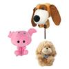 Dog/Pig/Lion Shape Golf Club Head Cover Plush Golf Club Head Protector  Golf Accessories